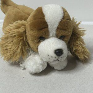 Animal Alley Brown & White Floppy-Eared Plush Dog Toy 15" By Toys R Us Soft Fuzz